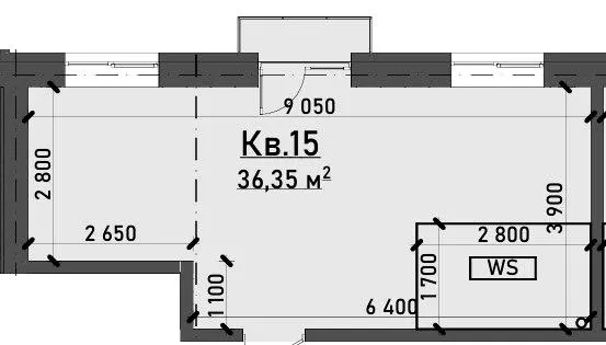 ЖК Обухівський квартал — 36.4 м²
