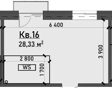 ЖК Обухівський квартал — 28.3 м²