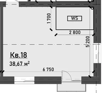 ЖК Обухівський квартал — 38.7 м²