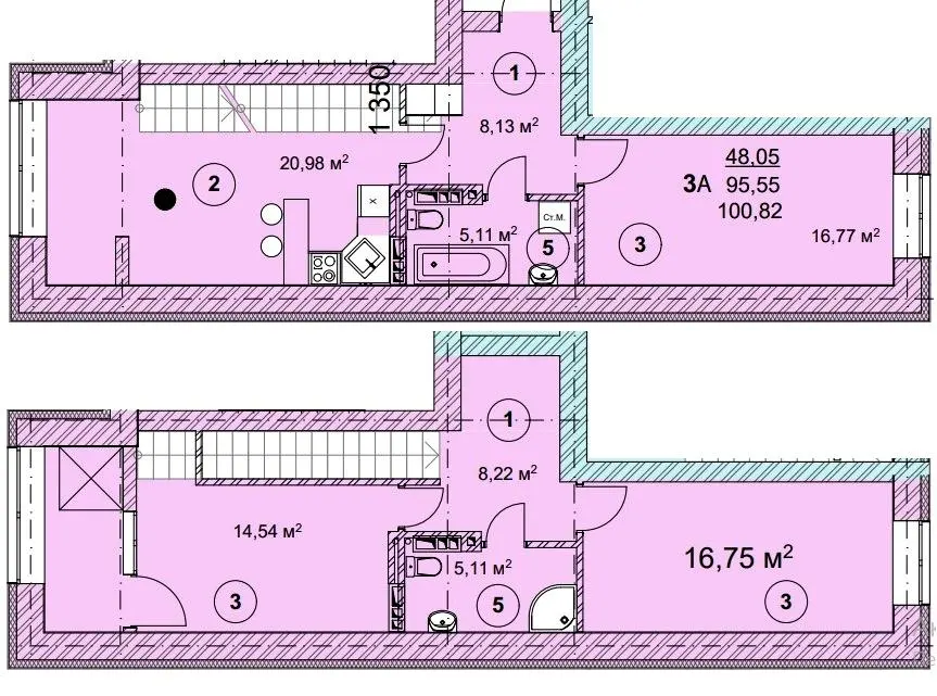 ЖК Вишгород Сіті Парк — 100.8 м²