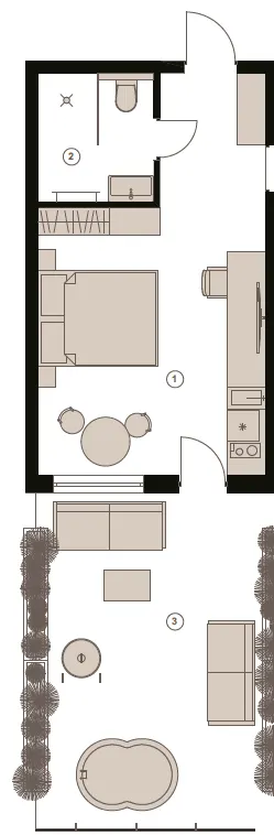 FERRO Premium Resort Bukovel — 30.4 м²