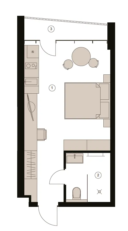 FERRO Premium Resort Bukovel — 27 м²
