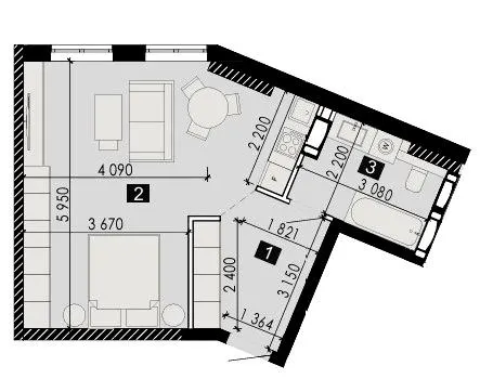 ЖК LIKO-GRAD Perfect Town — 42.2 м²