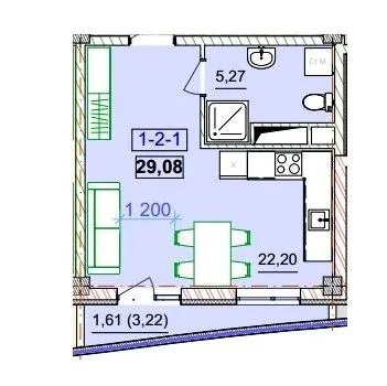 Unity Towers — 29.1 м²