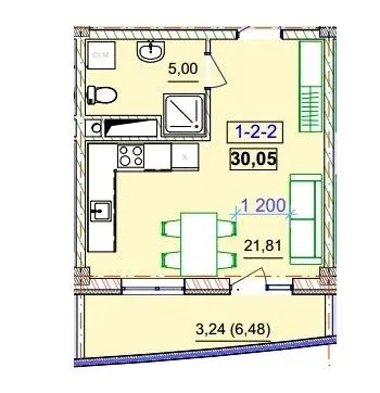 Unity Towers — 30.1 м²