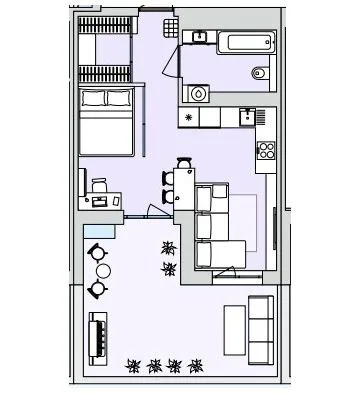 1-кімнатна квартира, 53 м², вул. Литовська, 1, Луцьк — фото 1