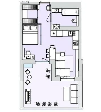 ЖК Литовський квартал — 52.6 м²