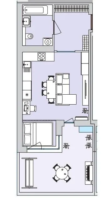 ЖК Литовський квартал — 40.4 м²