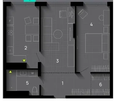 ЖК Manhattan Up — 62.7 м²