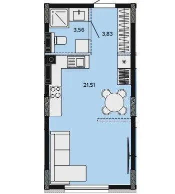 ЖК SOFIpark — 28.9 м²