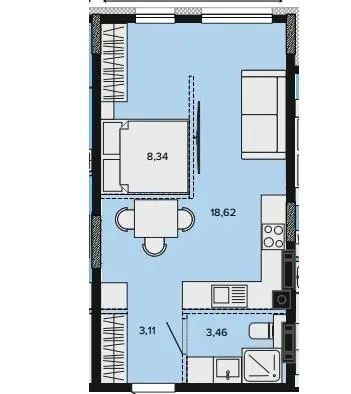 ЖК SOFIpark — 33.5 м²