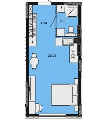 ЖК SOFIpark — 28.6 м²