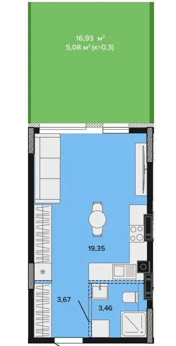 ЖК SOFIpark — 31.6 м²