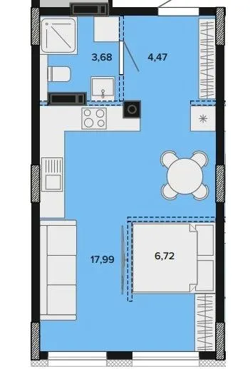 ЖК SOFIpark — 32.9 м²