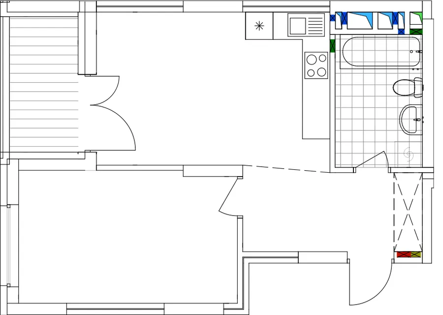 ЖК Варшавський 4 — 45.7 м²