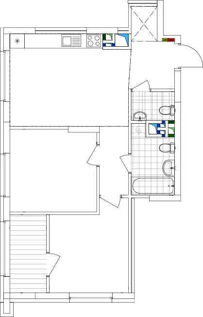 ЖК Варшавський 4 — 62.2 м²