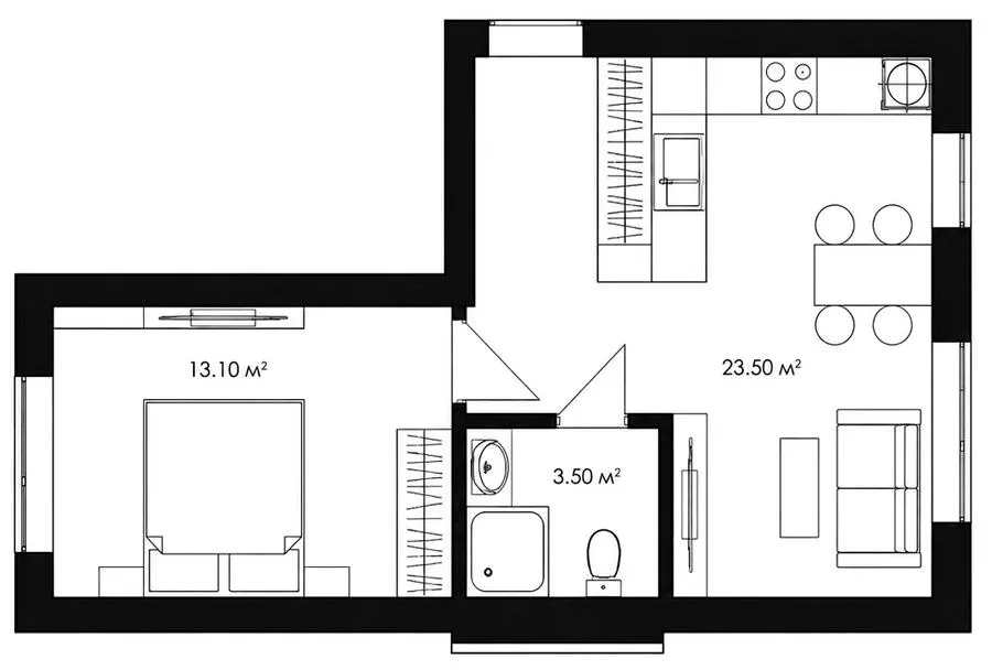 ЖК Art Misto Smart — 40.1 м²