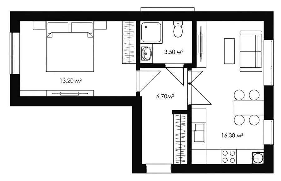 ЖК Art Misto Smart — 39.7 м²