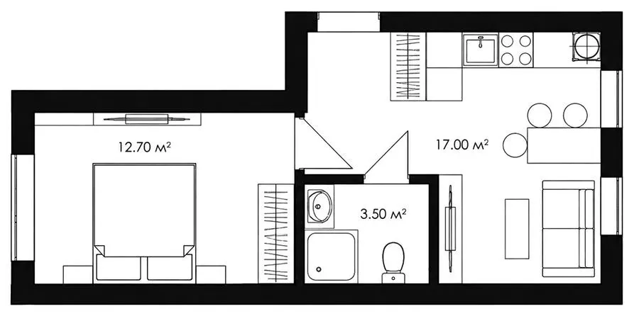 ЖК Art Misto Smart — 33.2 м²