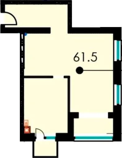 ЖК Forest Hill — 61.5 м²