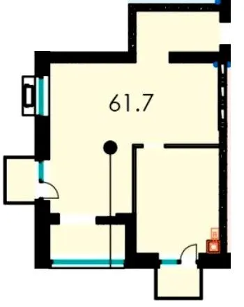 ЖК Forest Hill — 61.7 м²