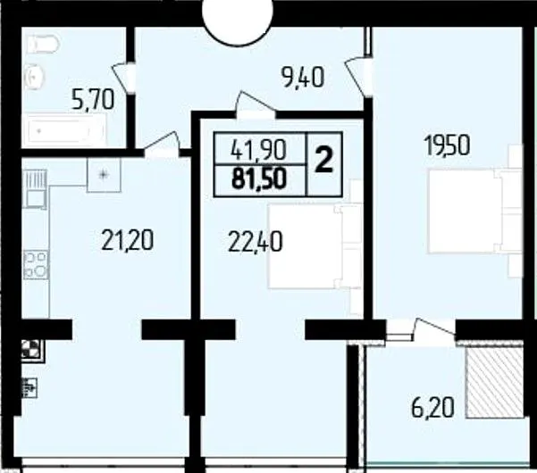 ЖК Budapest Dream — 81.5 м²