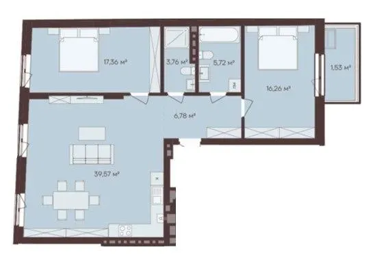 ЖК H12 Lviv — 91 м²