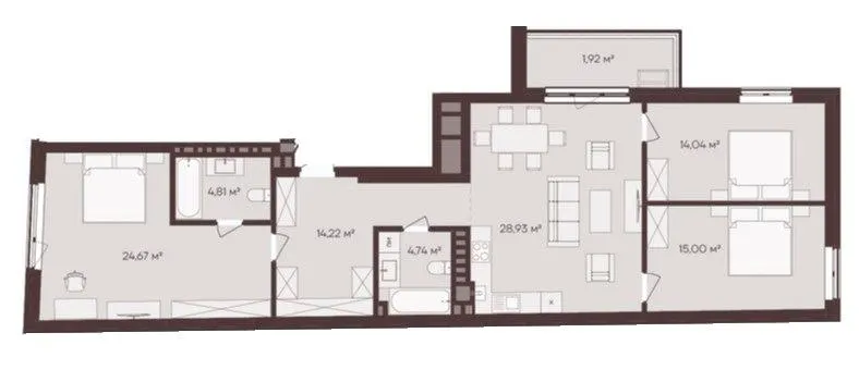 ЖК H12 Lviv — 108.3 м²
