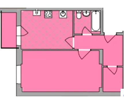 ЖК Авиатор — 51.3 м²