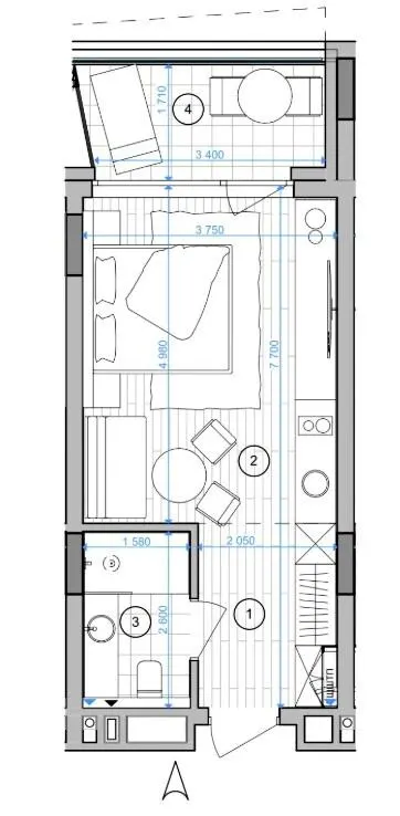 Апарт-комплекс ESCAPE City — 31 м²