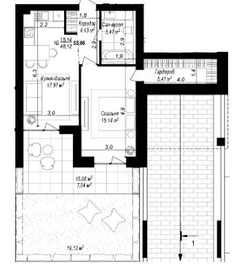 Масив SMART &amp; GREEN — 48.1 м²