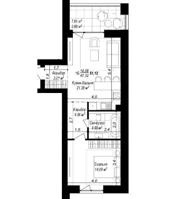 Масив SMART &amp; GREEN — 51.1 м²