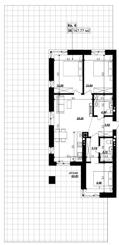 Масив SMART &amp; GREEN — 147.8 м²
