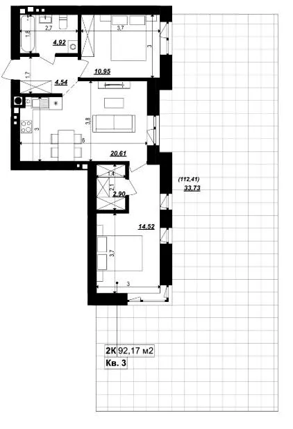 Масив SMART &amp; GREEN — 92.2 м²