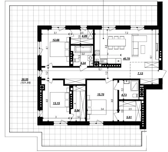 Масив SMART &amp; GREEN — 145.4 м²