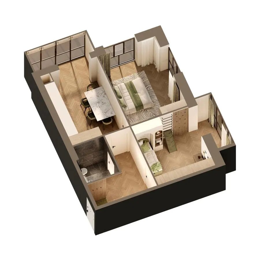 бул. Шевченка, 22 — 68.3 м²