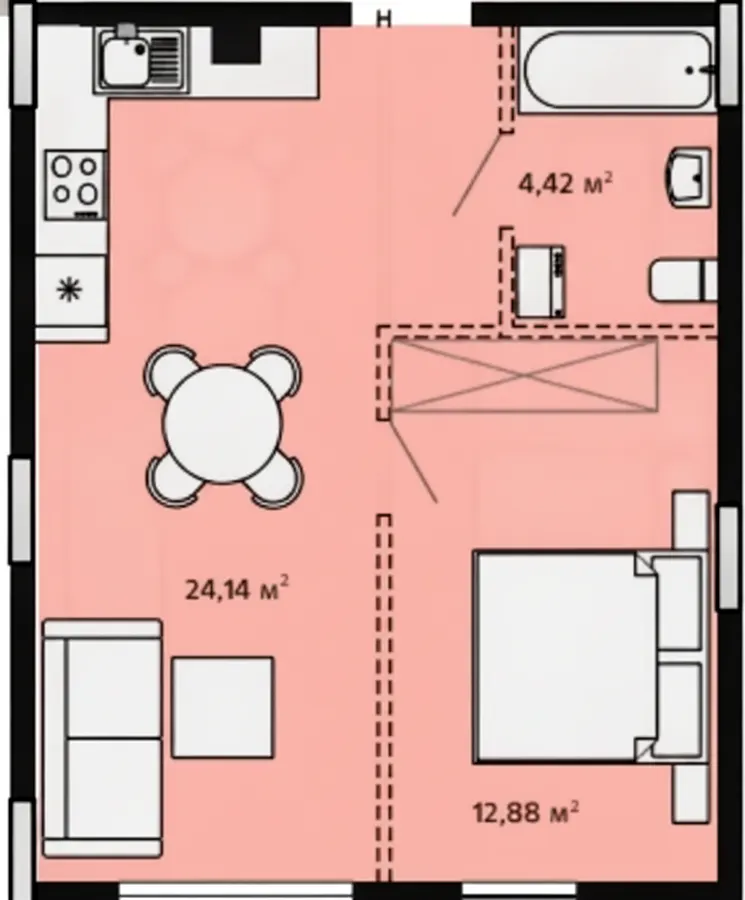ЖК SOFIhome — 41.4 м²