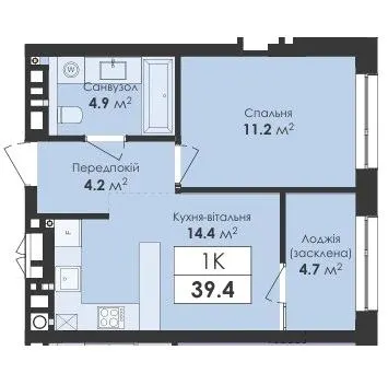 ЖК Avelon — 39.4 м²
