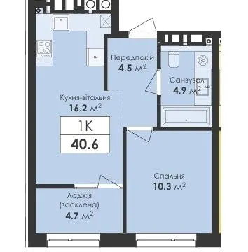 ЖК Avelon — 40.6 м²