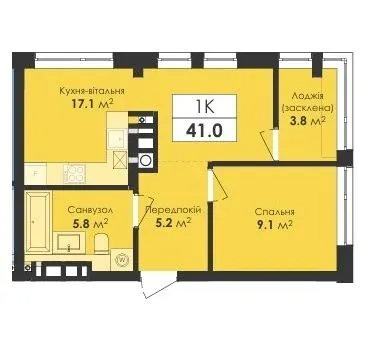 ЖК Avelon — 41 м²