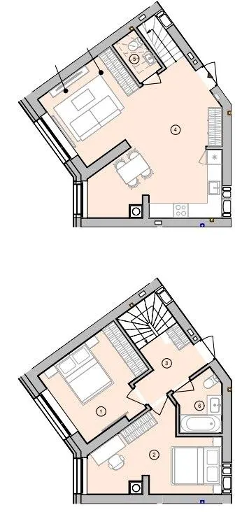 ЖК У-Квартал — 75.7 м²