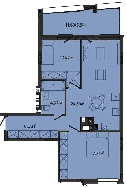 ЖК S-10 — 71.9 м²