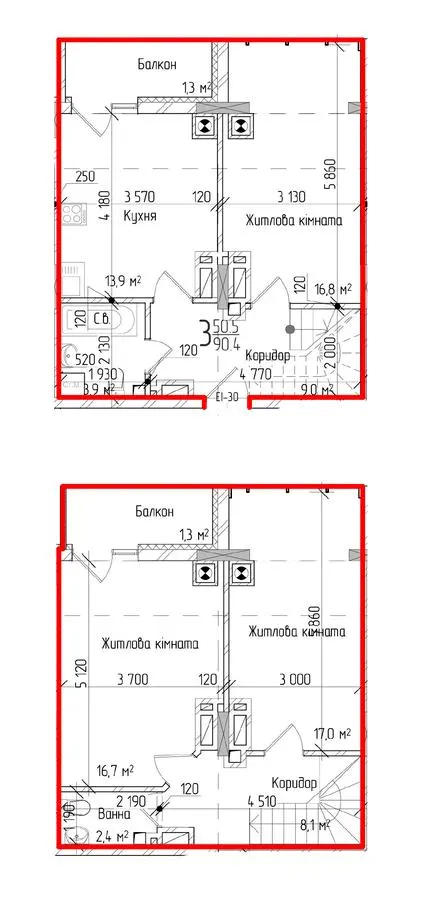 ЖК KromaxBud — 90.4 м²