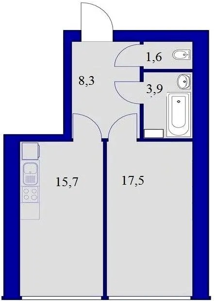 ЖК Милі квартири — 45 м²