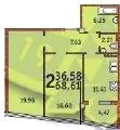 ЖК Costa fontana — 68.6 м²