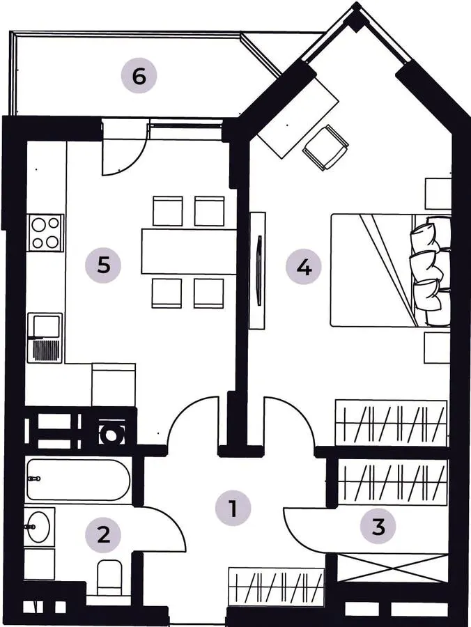 ЖК RichHouse — 53.2 м²