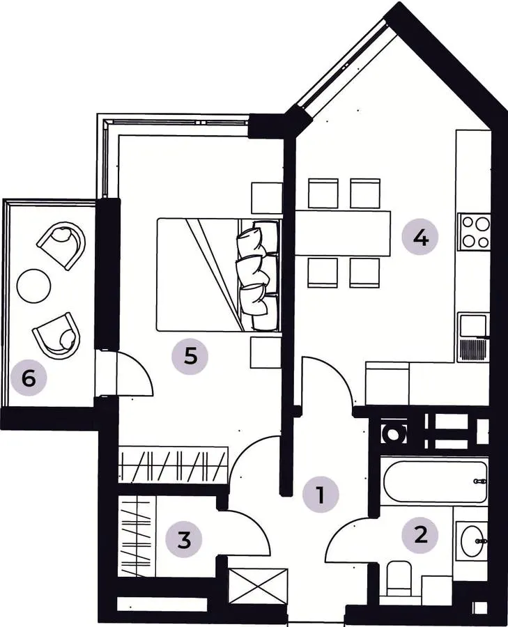 ЖК RichHouse — 46 м²