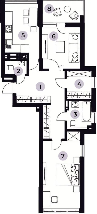ЖК RichHouse — 78.3 м²