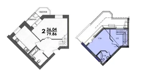 вул. 50-річчя УПА, 10в — 79.9 м²