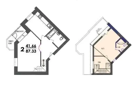 вул. 50-річчя УПА, 10в — 87.3 м²